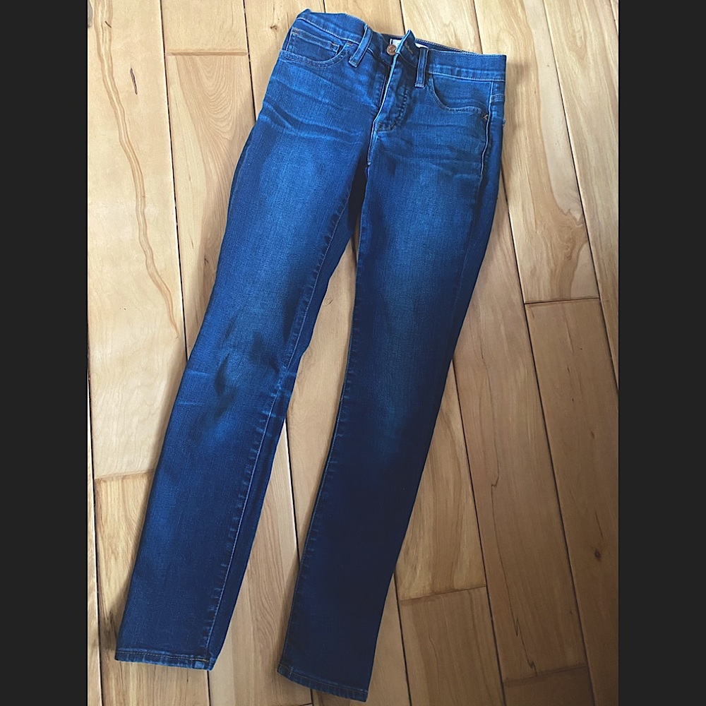 Madewell 9” high-rise jeans -skinny stretch sz 24
